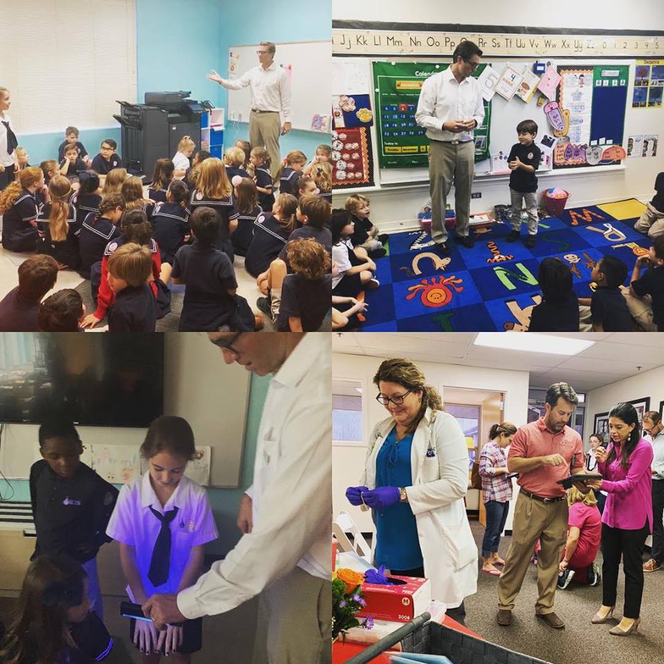FetchMD's tweet image. Shout out to Dr. Matthew Cross and Tasha Despault, PA, for providing flu shots and engaging presentations on proper hand washing for our friends at St. Luke's Episcopal School. #loveourjob #partnersinhealth @slessatx