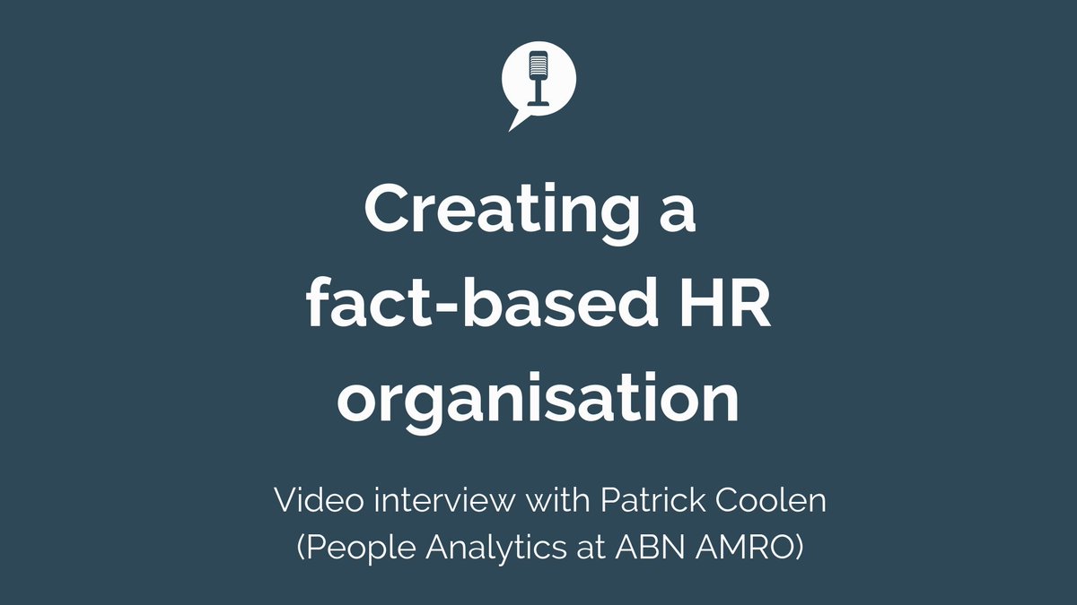 Some great insights from the ever engaging @PatrickCoolen in this short video interview with <a href="/david_green_uk/">David Green</a> for <a href="/myHRfuture/">myHRfuture</a> myhrfuture.com/blog/2018/11/7…
