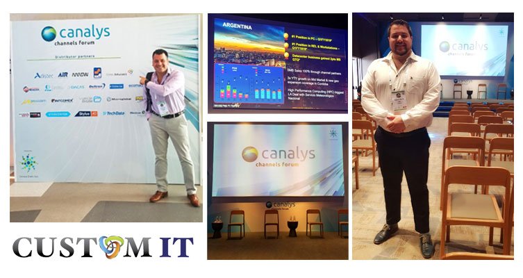 CustomITArg's tweet photo. Estamos presentes en el Evento de @CanalysForum, en Rio de Janeiro, Brasil. Este foro reúne a los principales proveedores de tecnología, distribuidores y revendedores para discutir las tendencias de la industria, forjar nuevas relaciones comerciales y crear oportunidades. https://t.co/kiObzvZtxJ
