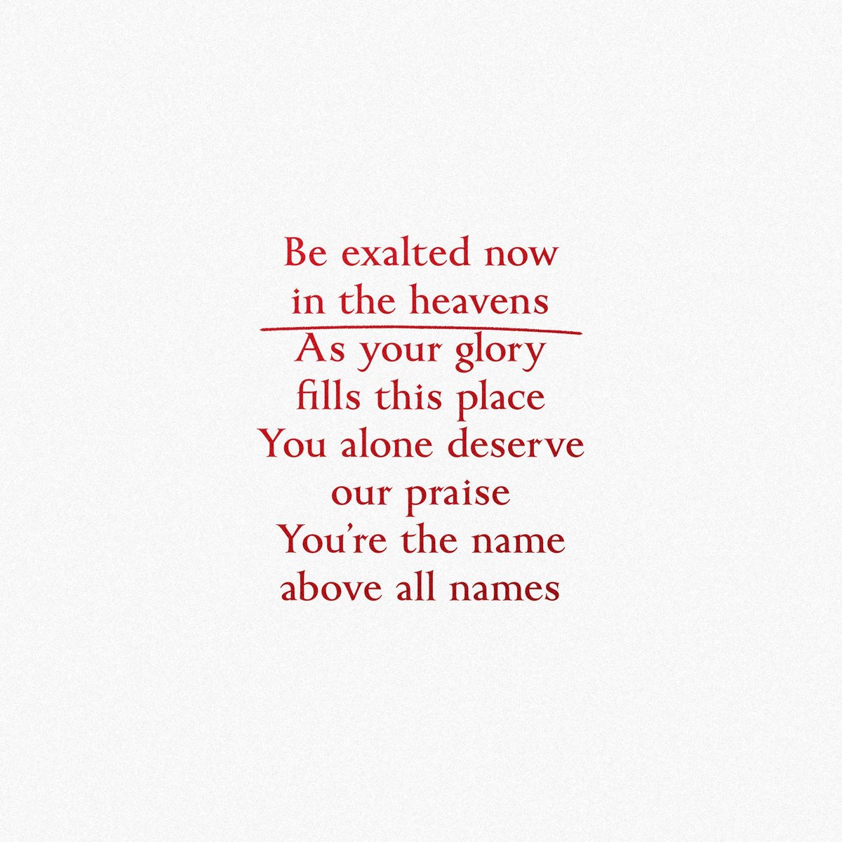 elevation_wrshp's tweet photo. YOU ALONE DESERVE OUR PRAISE
#hallelujahherebelow https://t.co/XexpsIZTHP