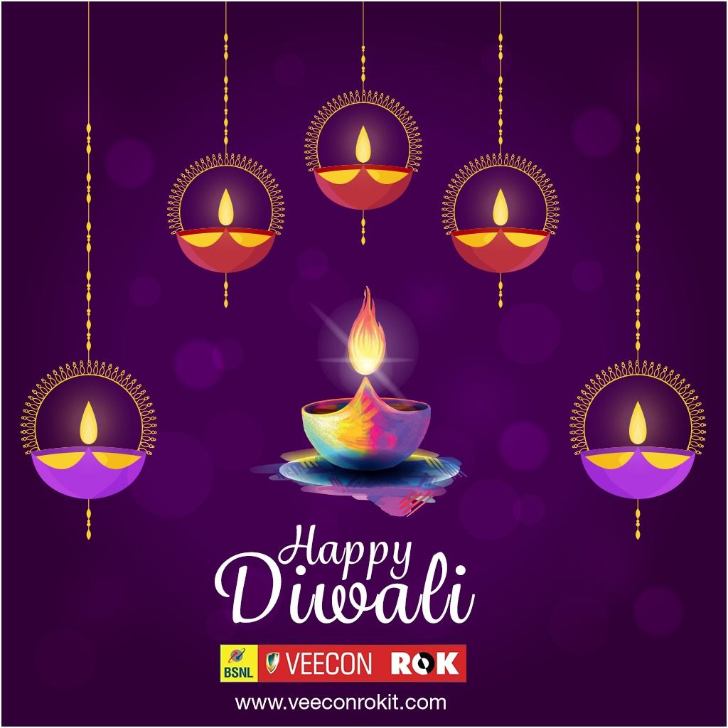 veeconrokit's tweet photo. Team VEECONROKiT wishes everyone a very Happy &amp; Prosperous Diwali. May this Diwali be filled with Happiness, Hope, Prosperity, and Good Health in your life ! #Diwali #HappyDiwali @BSNLCorporate @BsnlCmd @TechCrunch #lights #Nocrackers  #pollutionFreeDiwali  #FestivalofLights https://t.co/1RyODlfsi1