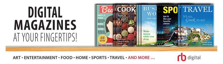 a banner of popular magazine covers