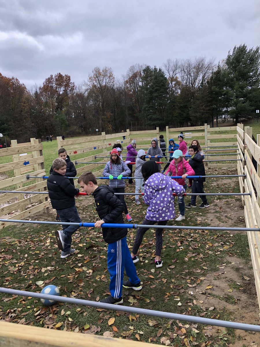 New! Human foosball <a href="/wloec/">WL Outdoor Ed Center</a> with <a href="/OakleyPark1/">Oakley Park</a> 5th grade camp