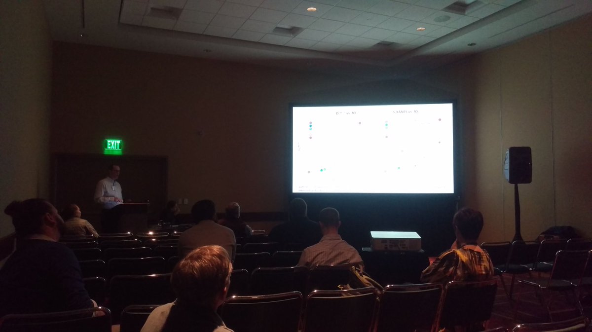 Dr Adam Simon at GSA 2018 presenting Brian Konecke's and YoungJae Kim's recent work on sulfur states in apatite and implications for oxybarometers and lunar fluids!
#geochem #simonlab #postcardsfromthefield #BriansgoingtoNASA! #MichiganEarth