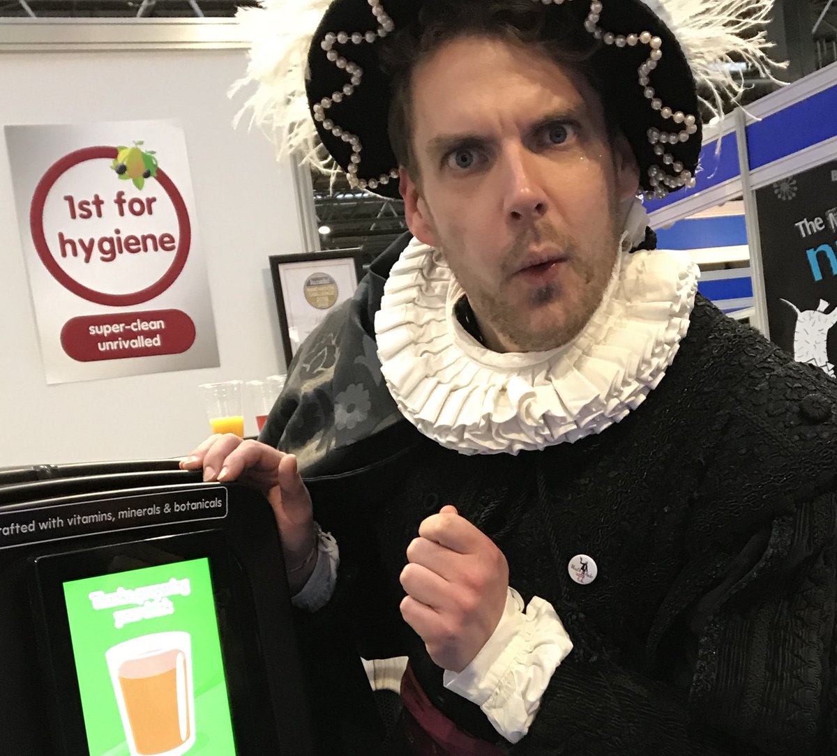 genjuices's tweet image. Thank you William Shakespeare for dropping by our stand 9-412 for a Refresh with some great words of wisdom. #BooProductions
#FamilyBiz
#DestinationBiz
#refresh
#lowsugardrinks