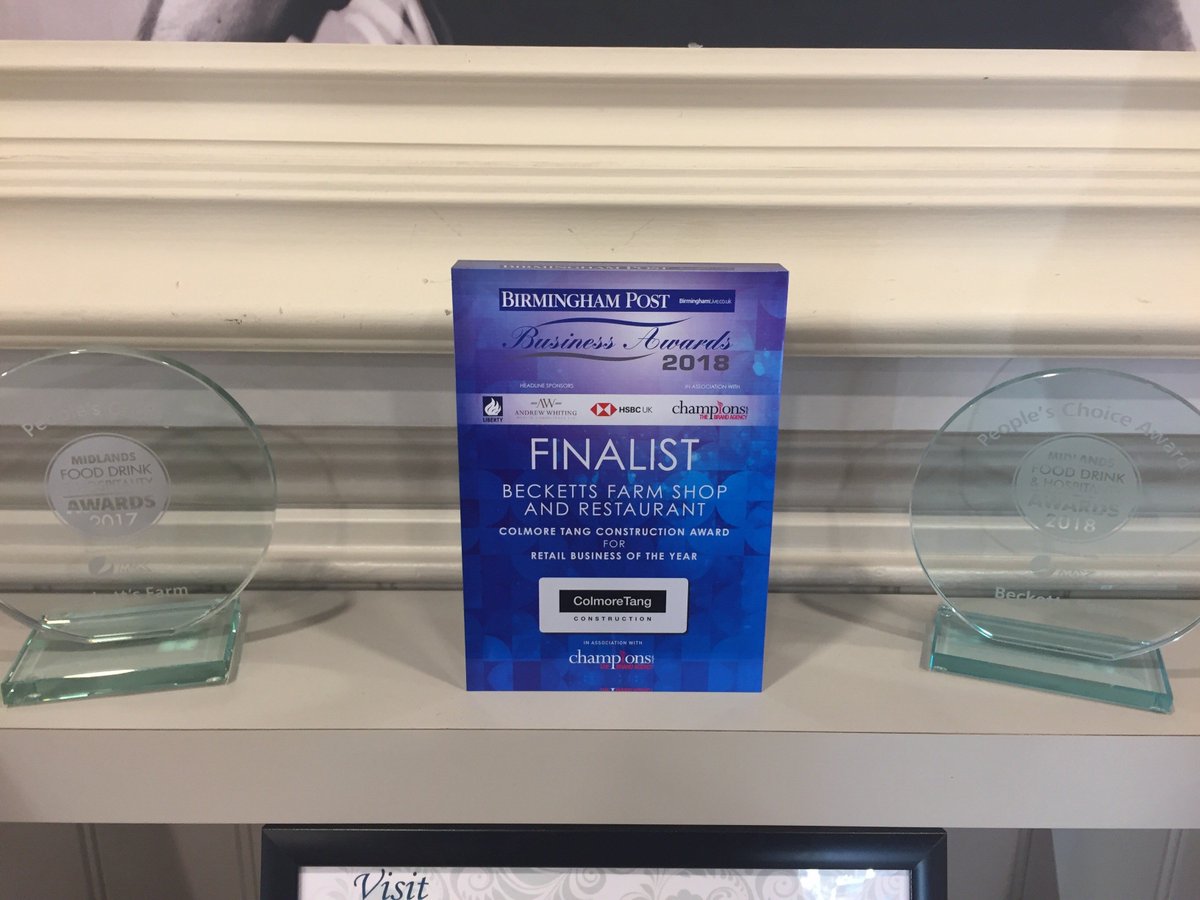 BeckettsFarm's tweet photo. Wow what a great time we had at the Birmingham Business Post Awards 2018. Unfortunately we missed out to @Selfridges. Congratulations to a worth winner. @BBP_Birmingham #BPBA2018. Find out more about our evening on our blog post https://t.co/4uVeVHdeA0 https://t.co/Nb5d7xvC87