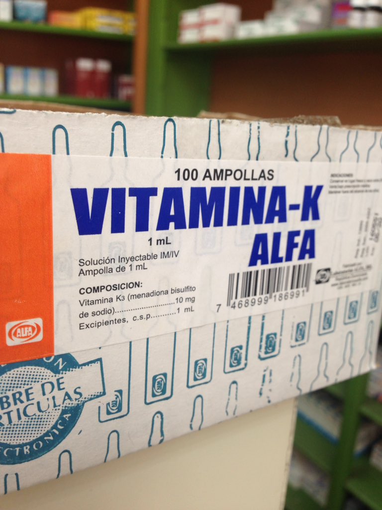 Vitamina K ampolla #vitaminak #disponible #ciudadbolivar