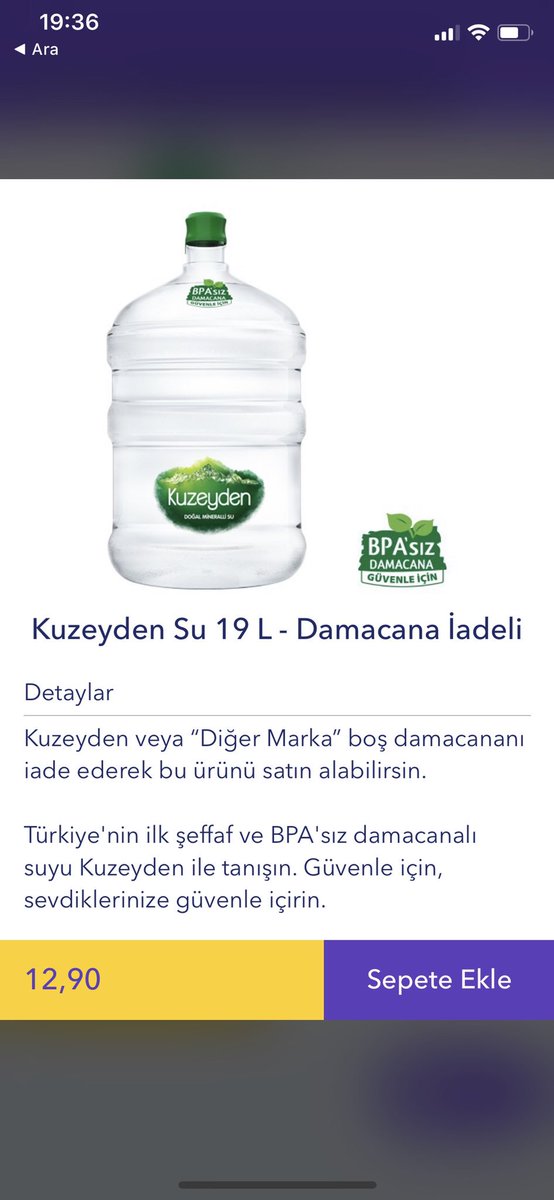 ilksen pa twitter fatihportakal damacana tavan fiyati 9 50 tl oldu degil mi duydainanma resmi kanaldan siparis alan bir yer anlik fiyati https t co iqncnuvjrv