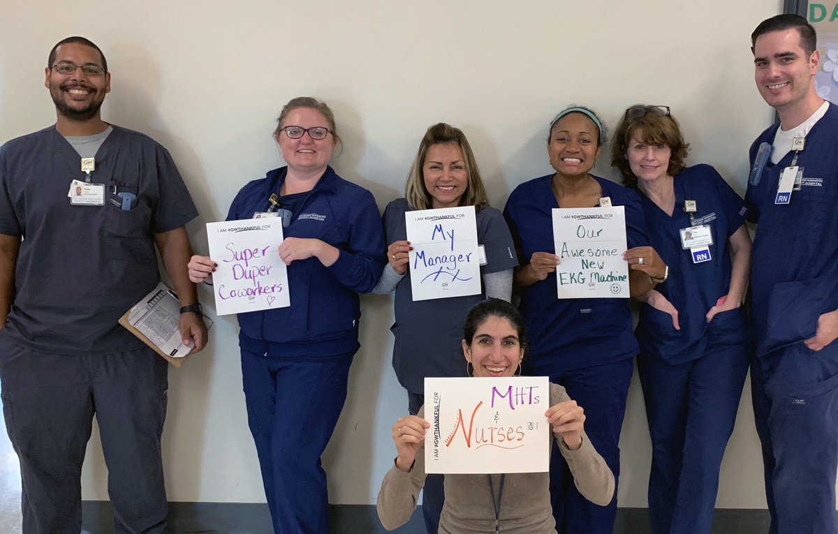 GWHospital's tweet photo. Throughout the holiday season, employees are sharing what they are #GWThankful for. Follow along as we highlight various departments, patients, leadership and community partners who are not only #DefiningMedicine, but make us #GWProud every day! https://t.co/LppuJo7Xfv