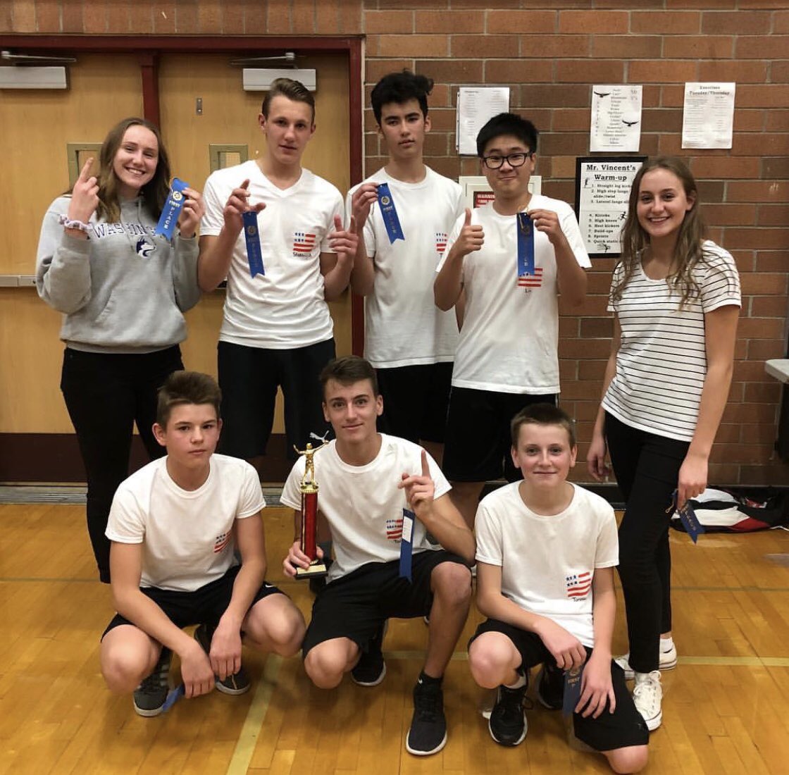 MTHSports's tweet photo. Congratulations to Team America for winning first place and Tr3y Way for receiving second place at MTHS Macho Volleyball. They will both be competing in district finals against Edmonds Woodway, Meadowdale, Lynwood and Scriber @ MTHS at 7 TODAY 11/7. https://t.co/MQQ6mi9HzA