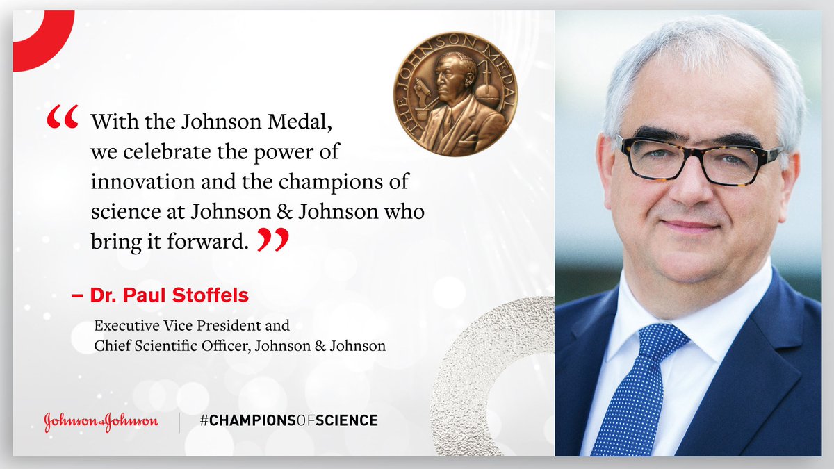 JNJInnovation's tweet image. Congratulations to our 2018 Johnson Medal winners -- outstanding scientists &amp;amp; engineers who work to advance cutting-edge solutions for everyone, everywhere. Read more about why we think it's important to celebrate #championsofscience: bit.ly/2018Medals #jnj  @JNJNews