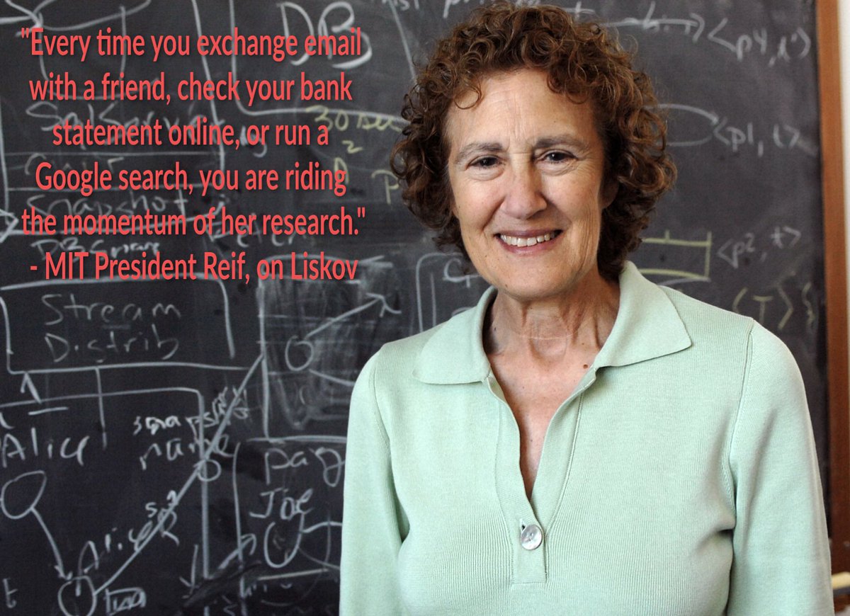MIT_CSAIL's tweet photo. Happy birthday to MIT professor Barbara Liskov, Turing winner &amp; programming pioneer: https://t.co/coLCe099G6 (via/@CNET) https://t.co/pDYmRWKW3g