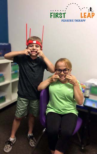 FirstLeap's tweet image. Our #FLTadpoles know that fun &amp;amp; learning always go hand in hand! 🤪

---
Interested in learning more about First Leap?  Call or email us to set up your FREE consultation!  (512) 887-2126 or Contact@First-Leap.com
#ABA #OT #ST #Autism