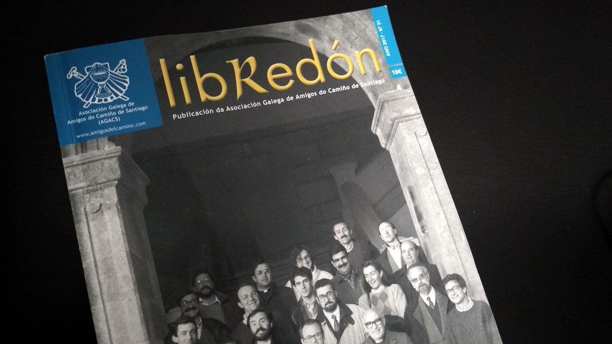 acaminosantiago's tweet photo. Agradecidos y orgullosos de recibir la revista Libredón de la Asociación galega de Amigos del Camino #AGACS donde aparece nuestra foto premiada en su concurso fotográfico por su XXV Aniversario.
https://t.co/l2QE6F6UBB
#peregrinos #pilgrims #wayofstjames https://t.co/sXlARzMX4R