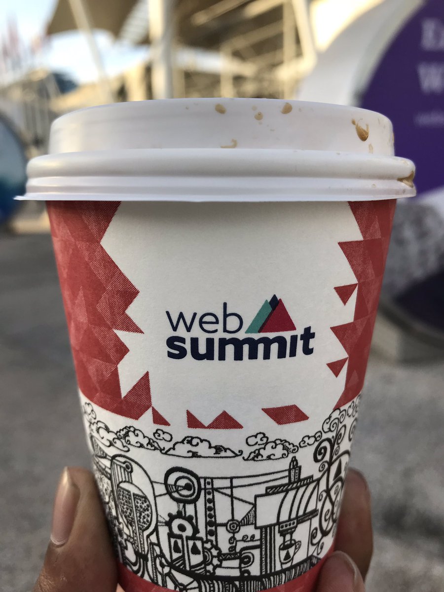 niazlincoln's tweet image. Web Summit coffee #WebSummiit #websummit2018