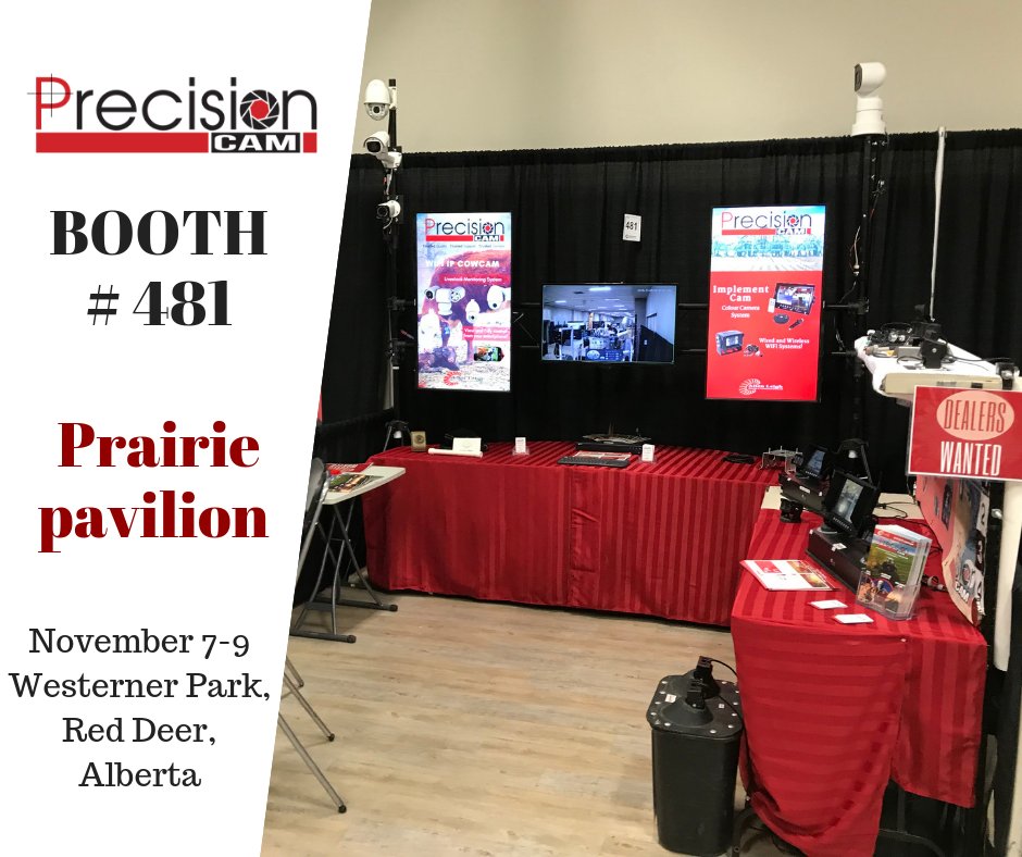PrecisionCam's tweet image. Visit Victor at the @agritradetoday Expo November 7-9, 2018 - Westerner Park, Red Deer, Alberta. Stop by and take advantage of our trade show specials!! precisioncam.ca #farming #Farmers #farmlife
