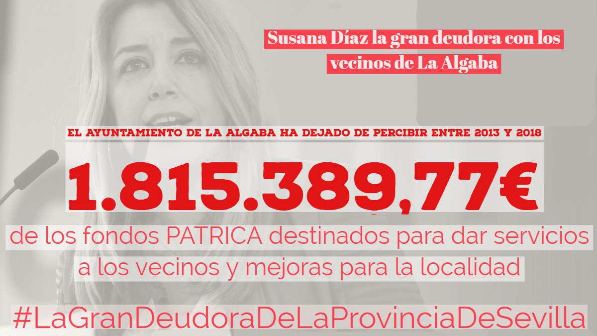 DesireTernero's tweet photo. #LaGranDeudoraDeLaProvinciaDeSevilla https://t.co/kQvVUQ2UCP