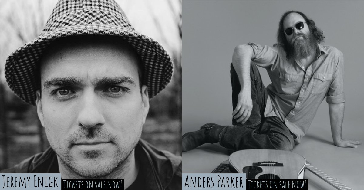 <a href="/jeremyenigk/">Jeremy Enigk</a> and <a href="/andersdust/">Anders Parker</a> Living Room Show tickets are on sale now! Limited tickets available for each show.

Jeremy Enigk tickets: tinyurl.com/yda6vcxj 
Anders Parker tickets: tinyurl.com/y82r2wwk