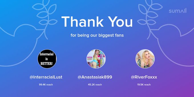 Our biggest fans this week: @lnterracialLust, @Anastasiak899, @RiverFoxxx. Thank you! via https://t.co/sktZzotJvI<a class="tags" target="_blank" title="On Twitter" href="/?out=eyJ0eXAiOiJKV1QiLCJhbGciOiJIUzUxMiJ9.eyJpYXQiOjE3MjQ0MzkzNDQsImlzcyI6InR3cG9ybnN0YXJzLmNvbSIsIm5iZiI6MTcyNDQzOTM0NCwiZXhwIjoxNzU1OTc1MzQ0LCJyZWRpcmVjdF91cmwiOiJodHRwczovL3R3aXR0ZXIuY29tL2xudGVycmFjaWFsTHVzdCJ9.0QU8KGE8-x-9ABaDnRrWc7MElD_w-CP-20jNo-MpFIrY7JwKsRiMx0PtTG2QjCFMYovK1IfT6BKVygVefp1nsw">@lnterracialLust</a>