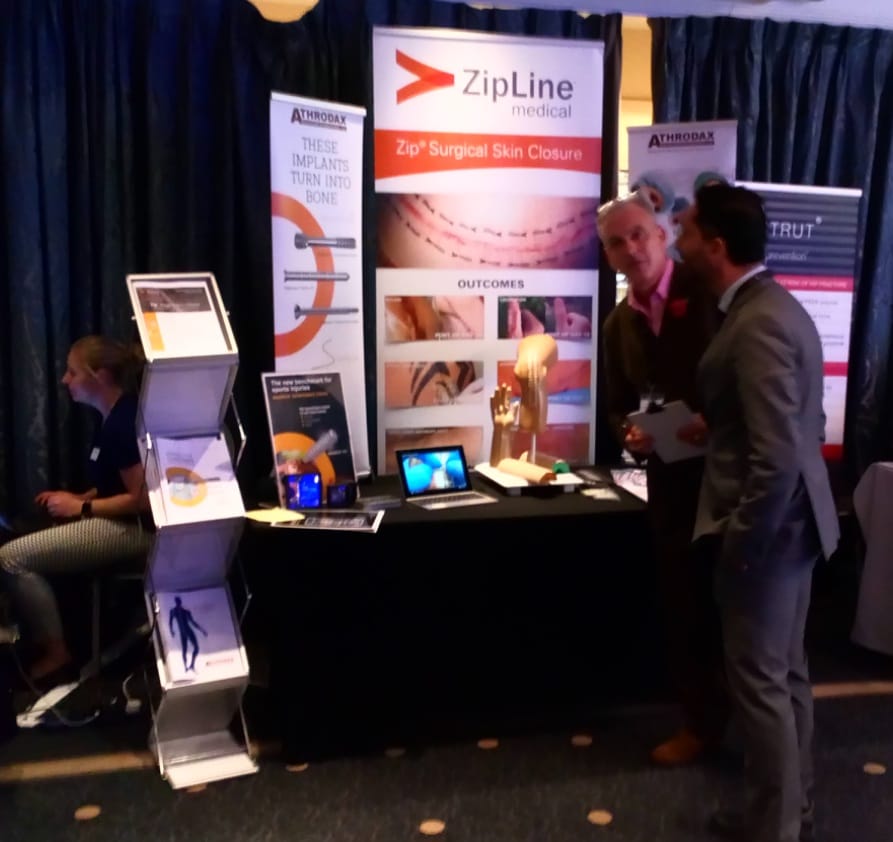 DrybrookGlos's tweet photo. A great start to the BTS, Manchester. We are here on the 7th & 8th November, so why not drop by stand no.2 and say hello
#magnezix #bioabsorbable #bioabsorbablescrew #zipline #skinclosure https://t.co/4ruelVBXYB