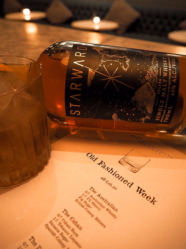 For Old Fashioned week we thought we’d steal a little inspiration from <a href="/MerchantHouse_F/">Merchant House Fleet ⚖️</a> and are serving a special <a href="/StarwardWhisky/">STARWARD Whisky</a> Old Fashioned. Only available this week!
