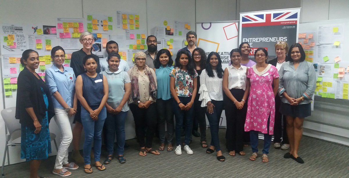 manisha_RMM's tweet photo. and it's a wrap... DAY 3 of our @nesta_uk #CreativeEnterpriseProgramme @lkBritish - 'Learning about the business environment from a local creative entrepreneur! Thanks #RoshanNilaweera @thirdspacetweet' and lots more ... @UK_CE #creatives #entrepreneurs #businessenvironment https://t.co/y8jyXVCM1Q