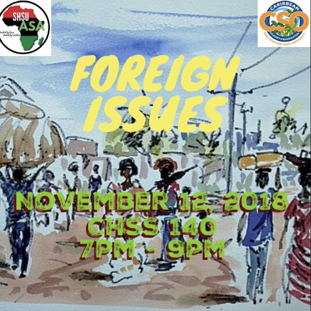 SHSUCSO's tweet photo. See what ASA and CSO has for you next Monday! #ForeignIssues https://t.co/HbdASGh9Hp