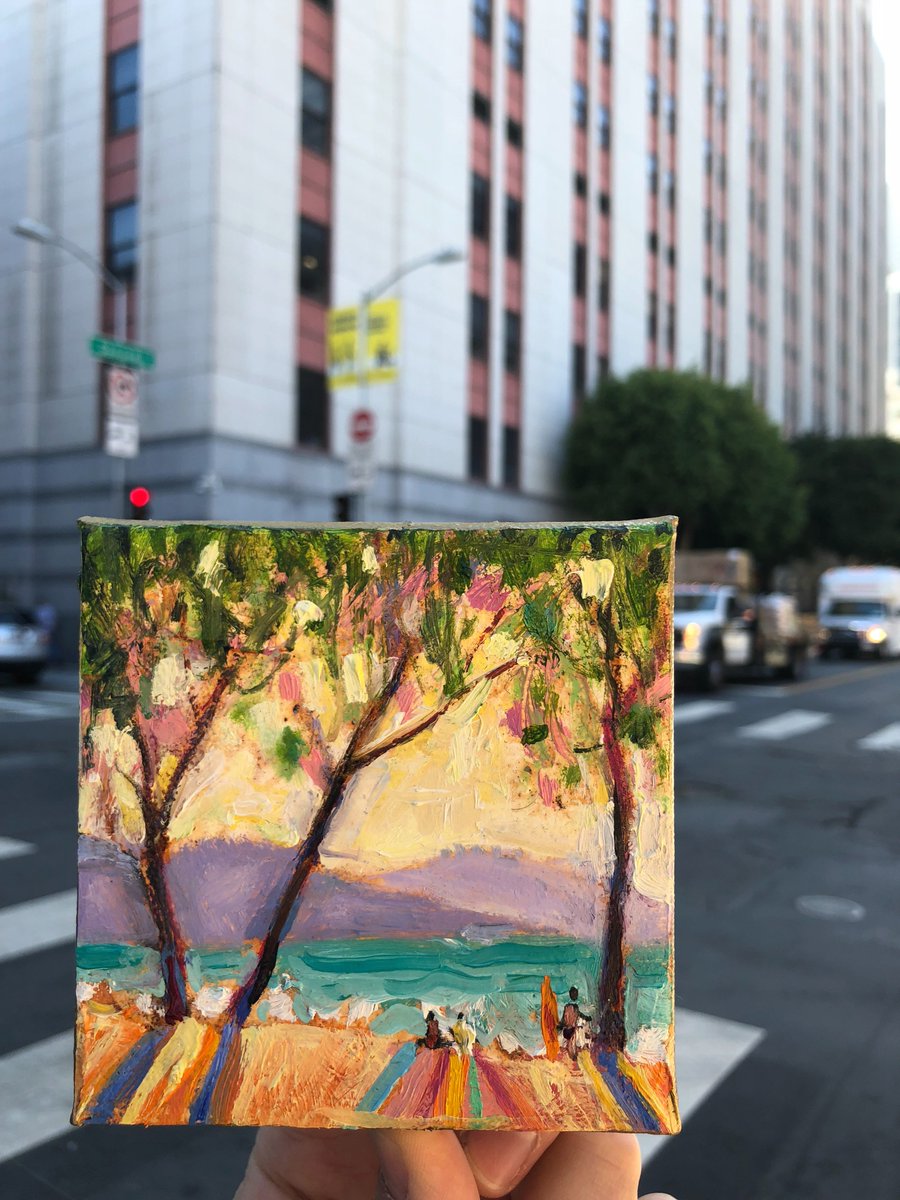 Shop 300 pocket-sized paintings from top artists, just $75 each: ugallery.com/art-collection…

Artwork by James Hartman. #MiniMasterpiece #GiftIdeas #HolidayGiftGuide #OriginalArt