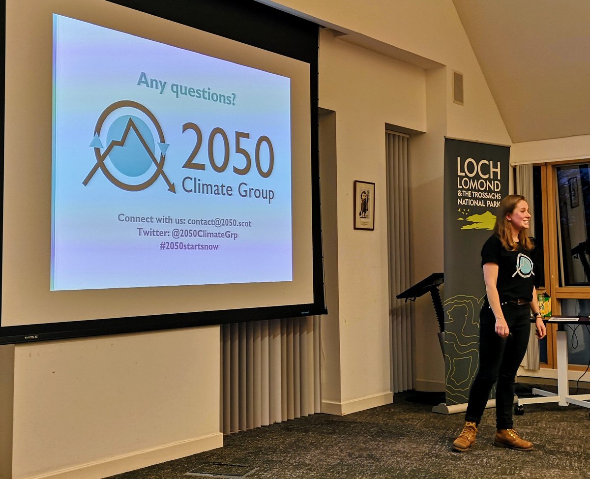 smcneill_'s tweet image. Positive and inspiring presentation from @Naomiarnold21 at @2050ClimateGrp about our impact on our climate and how we can all make a difference now! #2050climategroup @lomondtrossachs