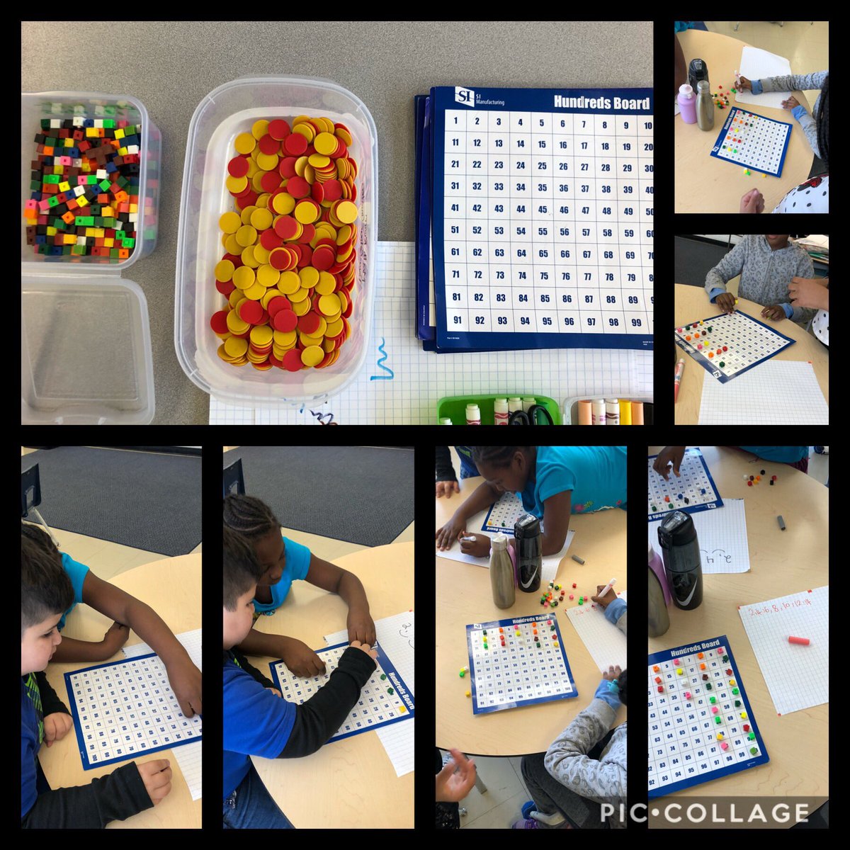 TheMikeMohammed's tweet photo. Co-teaching #3PartMathLesson w/ Mrs. Gundu @ChalkfarmPSTDSB - Ss using concrete materials to support their thinking about growing patterns @LC2_TDSB @lstrangway @kgfalcon @tdsb_helen @TDSBmath411 #numeracy #math #edchat #patterning #visiblethinking https://t.co/6HJ3Lj7wJi