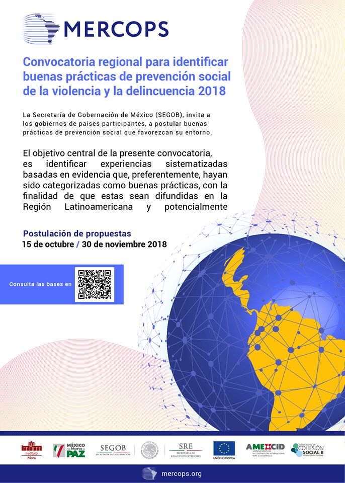 Observacoop's tweet photo. Consulta la #convocatoria regional para identificar buenas prácticas de prevención social de la #violencia y la #delincuencia 2018.
Fecha límite👉 30 noviembre.
Consulta las bases👉https://t.co/M4YAL3Xrlg
Más información👉 https://t.co/ekqVp2liwZ
#MERCOPS https://t.co/6Y4V813STI
