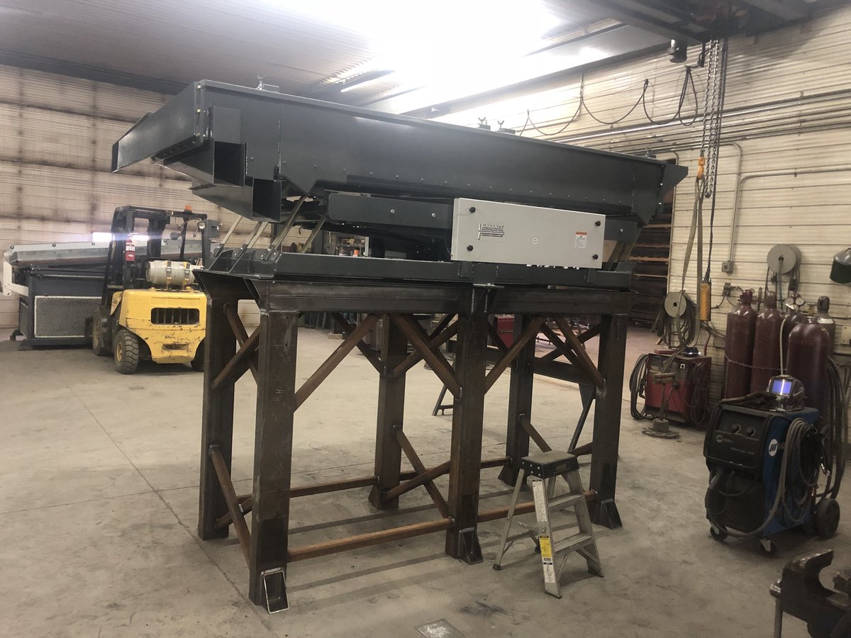 Our new V32D precleaner being fitted on custom 5ft stand today #prettytall