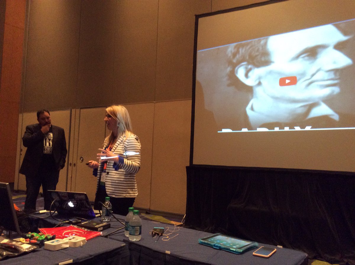 jimberrytech's tweet photo. @mrhooker &amp; @KristenBrooks77 Fun presentation!!@GaETConf #GAETC18 @Flipgrid @nearpod Very cool and interactive classroom apps 👍👍👍 https://t.co/JeMsbULJqp