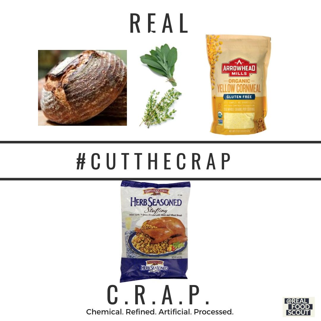 RealFoodScout's tweet photo. Americans spend $258 million on packaged versions of stuffing each year. Why though? Making homemade takes the exact same steps, basically. Nostalgia? https://t.co/C5Zl61v78V https://t.co/FBPey9Dx6k