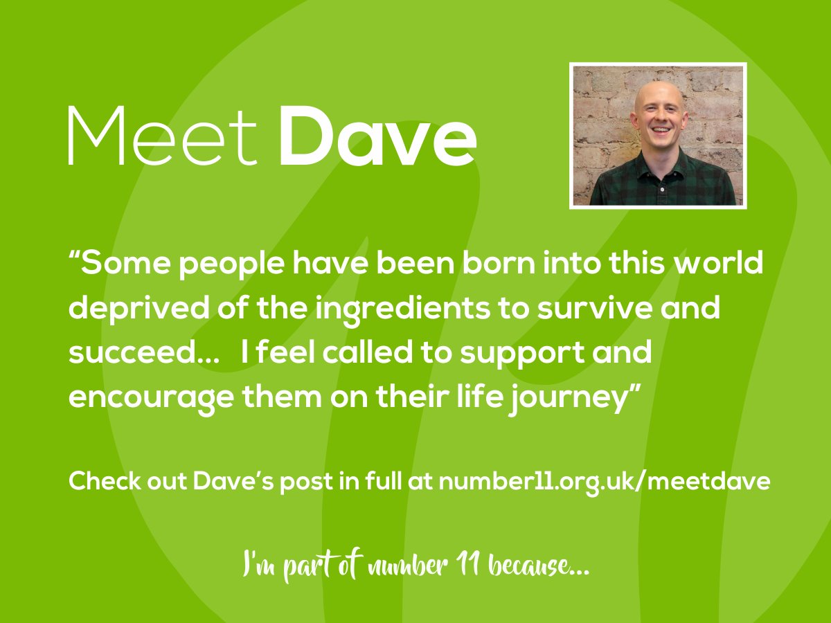 If you've been around Number 11 in the past year, you'll definitely have met this legend. This week, our team blog is written by our incredible Centre Manager.

Meet Dave.

number11.org.uk/meetdave