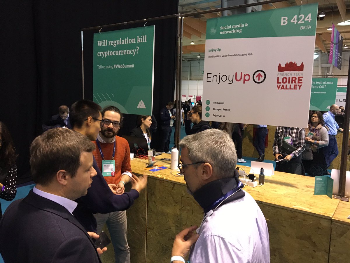 Devup_'s tweet photo. Aujourd’hui c’était au tour de @MY_SERIOUS_GAME #foxnot.com @interacting_io et @EnjoyUp_io de présenter leurs produits au #websummit grace au soutien @RCValdeLoire @Devup_ @techloirevalley https://t.co/aZm2basoPw