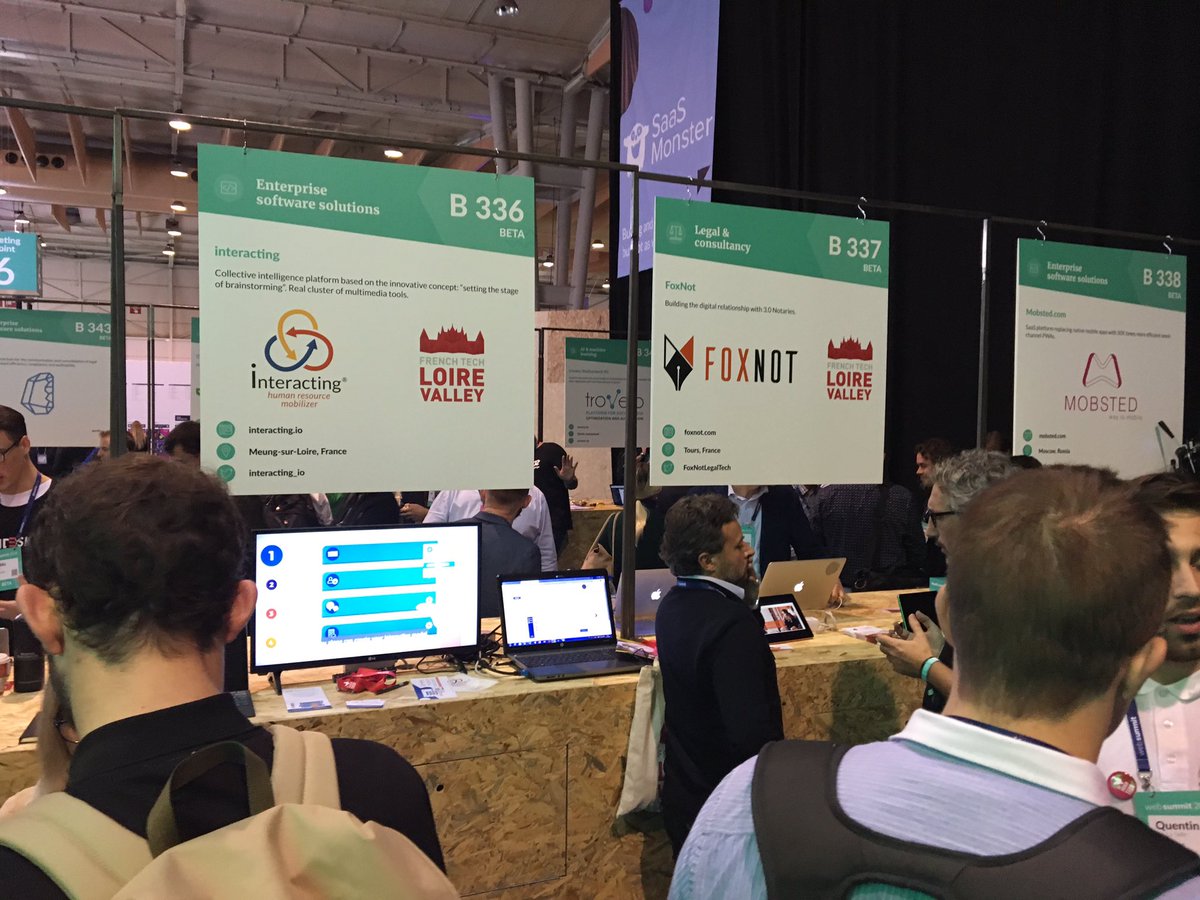 Devup_'s tweet photo. Aujourd’hui c’était au tour de @MY_SERIOUS_GAME #foxnot.com @interacting_io et @EnjoyUp_io de présenter leurs produits au #websummit grace au soutien @RCValdeLoire @Devup_ @techloirevalley https://t.co/aZm2basoPw