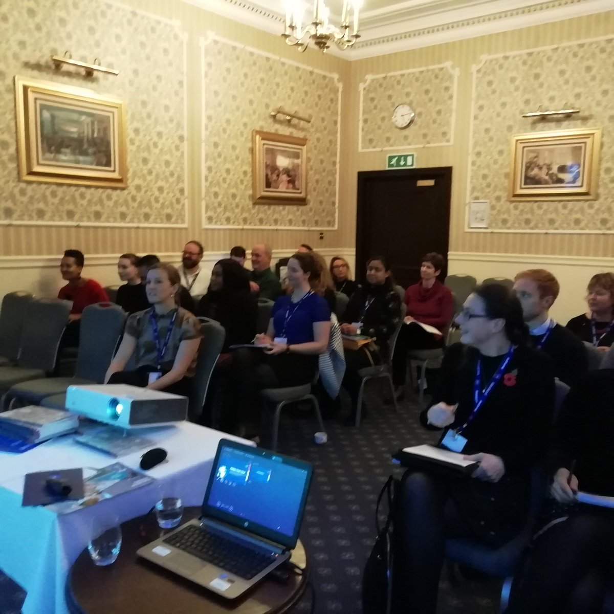 Oxfordwolf's tweet photo. Thank you to all that came to hear me talk about my move from development services to fundraising at @CASE_Europe #DevServ18 this afternoon. https://t.co/jtWoDPHDCf