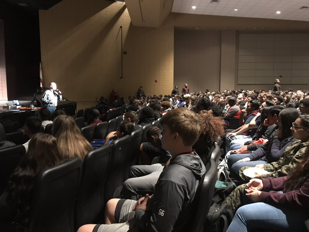 <a href="/CofieldRuss/">Russ Cofield</a> sharing great opportunities at Academy of Craft Training with our <a href="/PVHigh/">Pinson Valley High School</a> sophomore and junior students. <a href="/JEFCOED/">Jefferson County Schools</a> <a href="/M_T_1970/">Michael D. Turner</a> @PVHS_Guidance <a href="/counselorscott/">Scott Mohon</a>