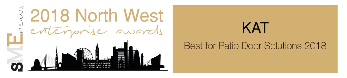 We're pleased to announce that KAT has been awarded 'Best for Patio Door Solutions 2018' by the North West Enterprise Awards for the 2nd year running. ow.ly/n2ZT30mwUfV