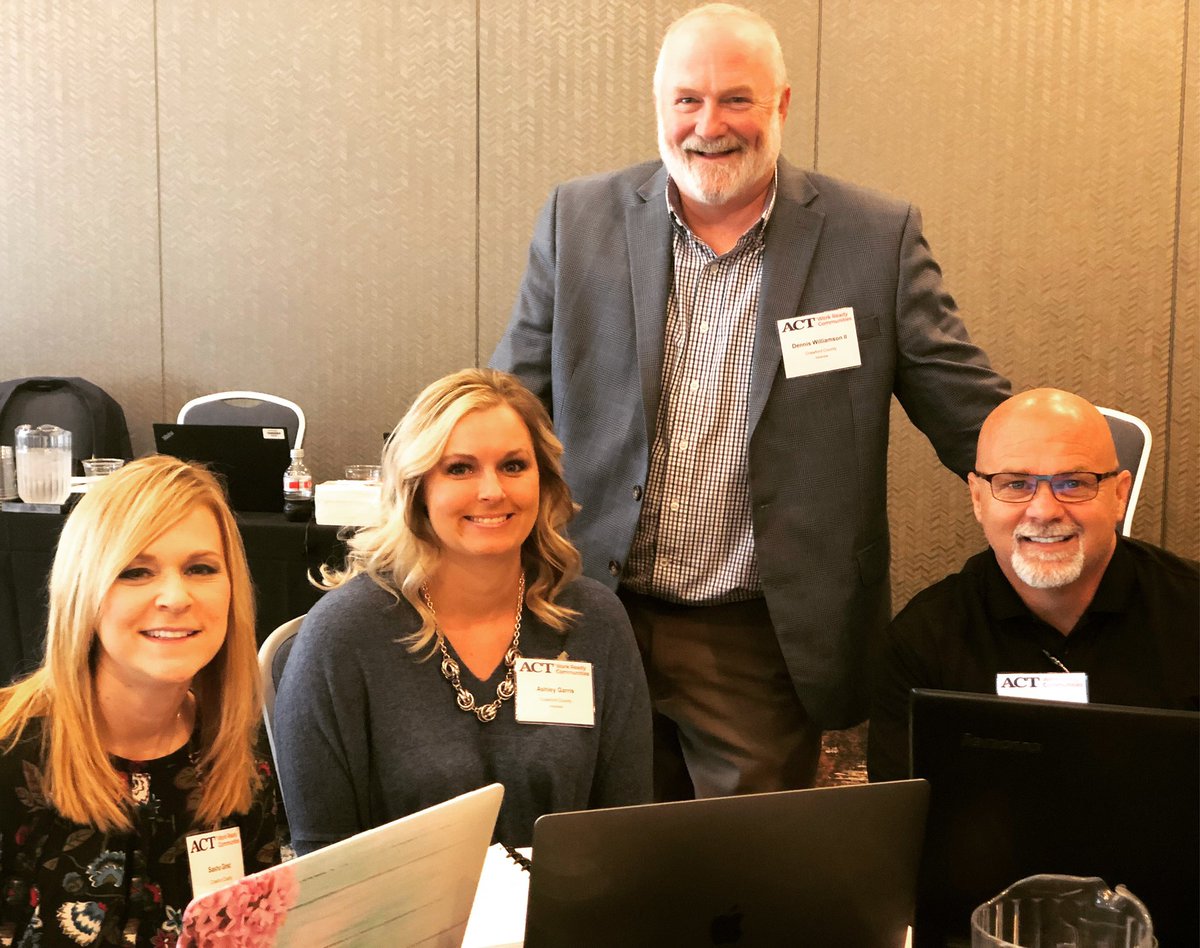 WAPDD's tweet image. WAPDD staff along with Raymond Harvey are attending the ACT Work Ready Communities Boot Camp.  Crawford County is working towards becoming a certified Work Ready Community! #actwrc
