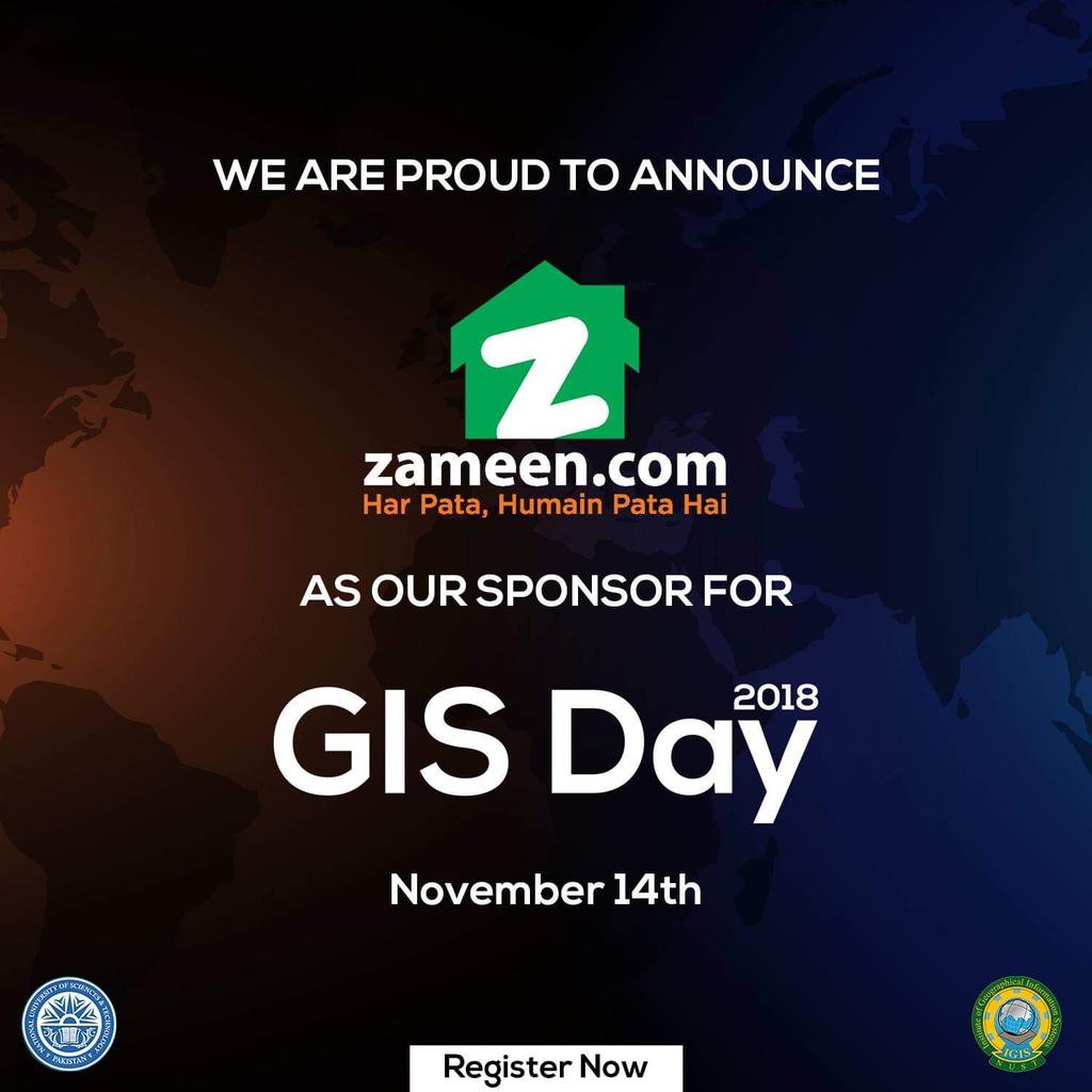 sheharbanosays's tweet image. Register now to equip yourself with a better understanding of GIS!

Join the event page for more updates: facebook.com/events/6865454…

Register your seat: goo.gl/forms/820l7bCA…

Book a stall to showcase your work: goo.gl/forms/EDSambXZ…

#November14th2018
#GISDay2018 #IGIS #NUST
