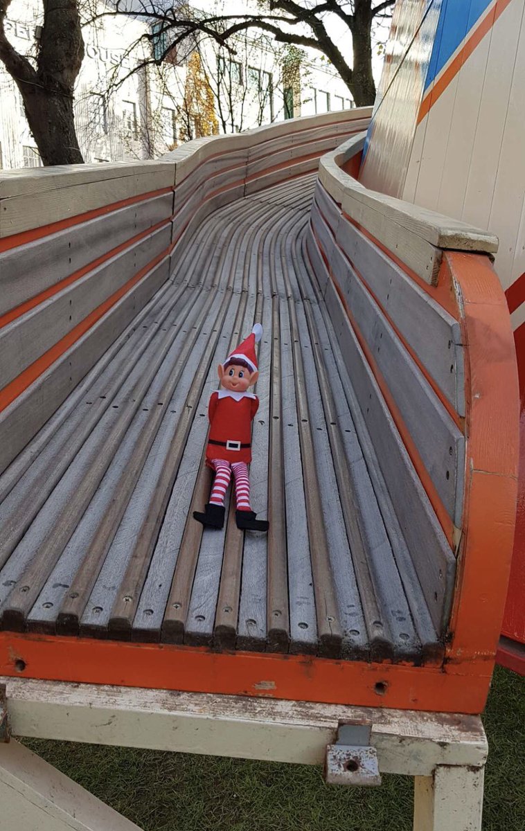 Testing the Helter Skelter for you guys .... be rude not too 🙊 #Belfie #BelfastCM18 #ElfontheShelf