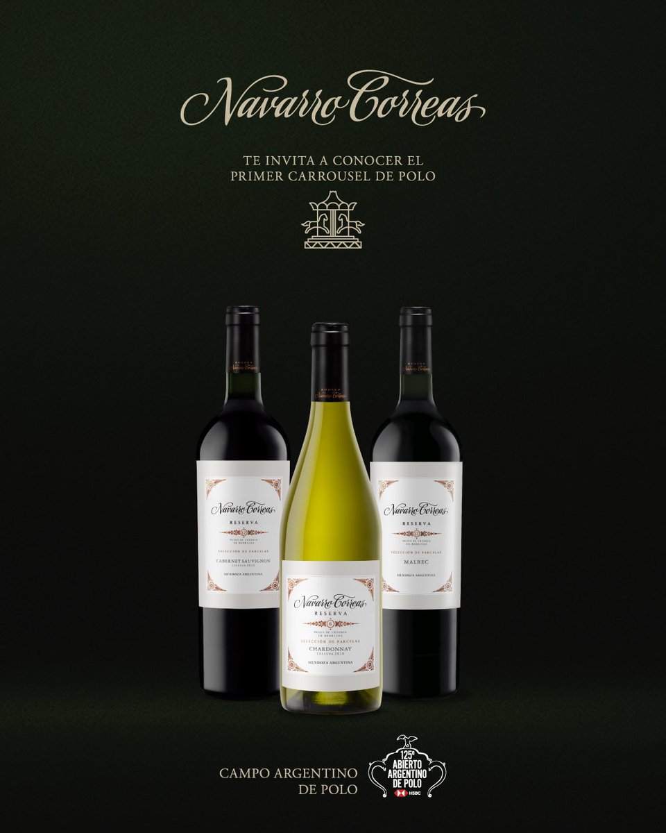 Comprá 1⃣caja de Navarro Correas Reserve (Etiquetas Seleccionadas) y te regalamos 2⃣entradas para ver el mejor Polo del mundo. 👉 bit.ly/2Pf1kSj
