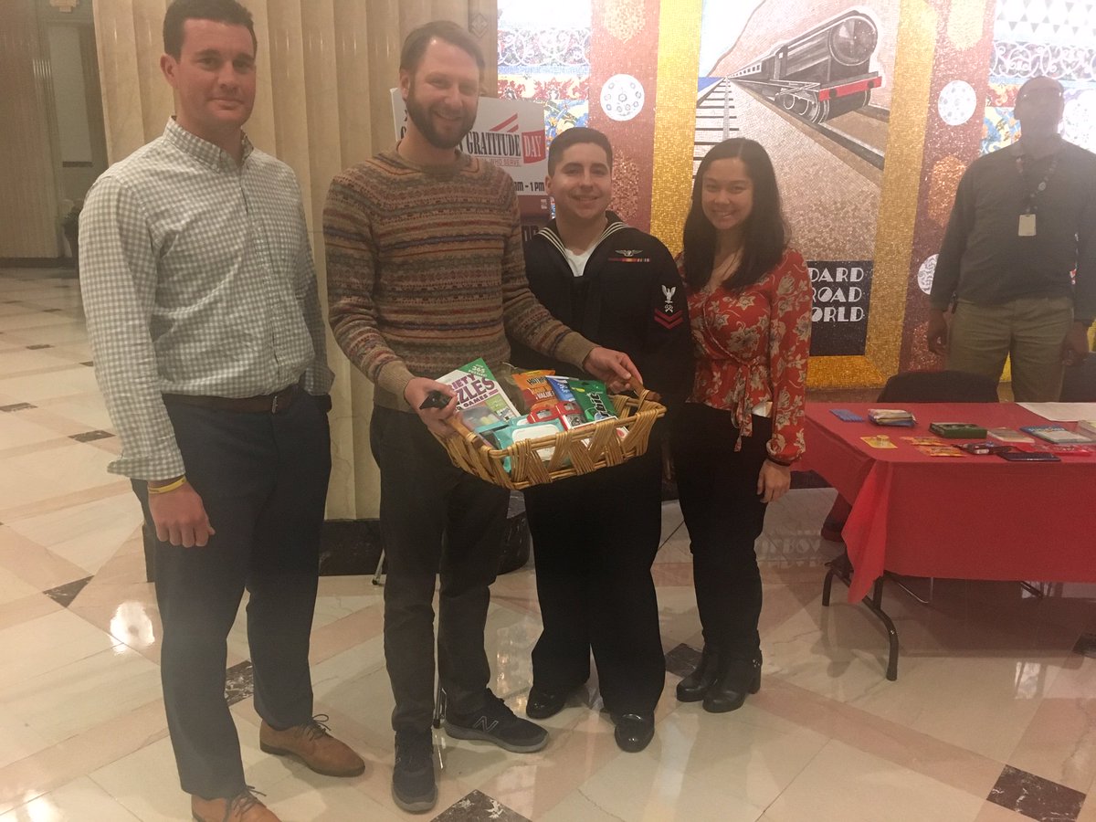 AltaManagement's tweet photo. We are happy to show our support @OpGratitude and their mission of lifting troop morale! Thank you to One Penn Management, @discoverPHL #PHLSports and @BOMAPhilly for organizing the collection efforts! https://t.co/U2PSe9sEWn