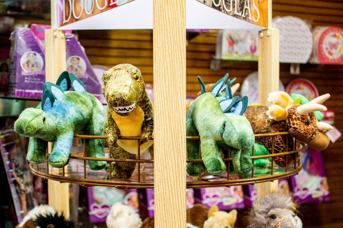 The dinosaurs didn't go extinct -- they're alive and well and ready to snuggle here!
