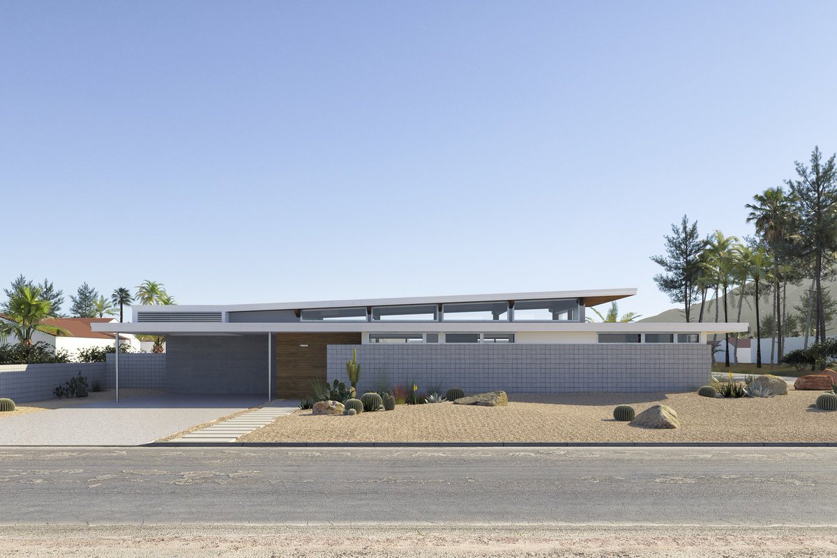 ModernismWeek's tweet photo. The Modernism Week Featured Homes are returning next February! We sat with @turkeldesign to learn more about the new #AxiomDesertHouse. 

More via #ModernismWeekly: https://t.co/ezqvCKBMuO https://t.co/XwZuaJY1y1