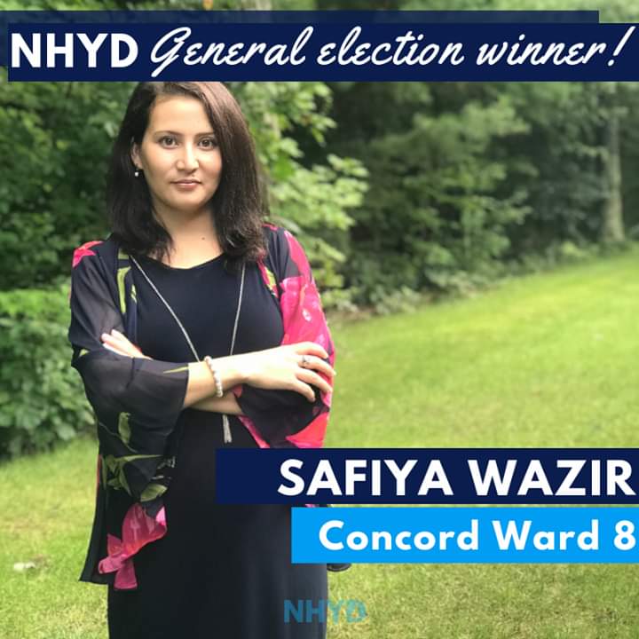 Aliwazirna50's tweet photo. Congratulations to young Democrats Safiya Wazir on wining in state New Hampshire legislative members election.
@WazirNh https://t.co/Jgd7wog5fR
