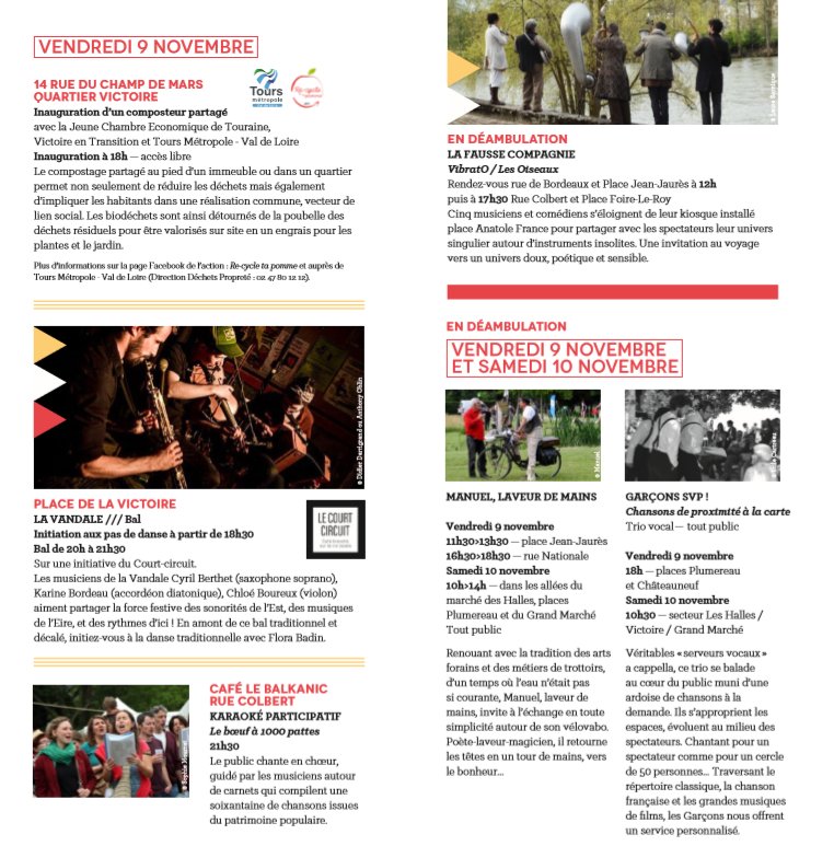 Martinde_Tours's tweet photo. Le programme de vendredi et n'oubliez pas le temps fort de la manifestation samedi avec l'été de la Saint-Martin 😉 ➡ https://t.co/pTIJ5PaOvo  #Tours #Transmissions https://t.co/bJ75AOwfg1