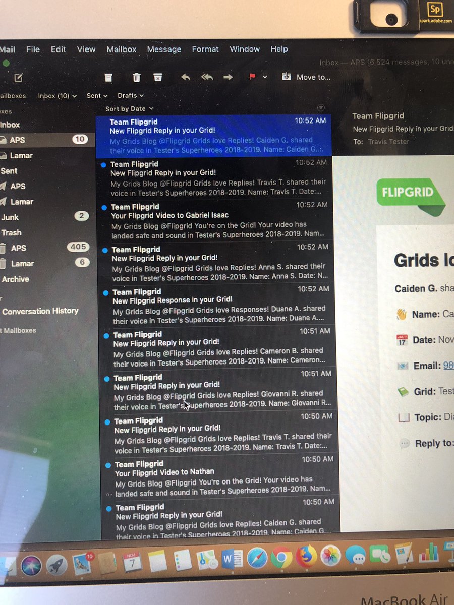 whataTravis_T's tweet photo. @annkozma723 @Flipgrid HELP! I can’t remember how to change the email notification setting. #alittlefrustrated #stillsmiling #stillhave #FlipgridFever My kiddos are LOVING this! https://t.co/vMFxvY2TDA